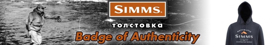 Simms Badge of Authenticity Hoody Midnight