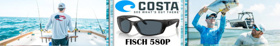 Costa Fisch 580P (Blackout/Gray, XLarge)