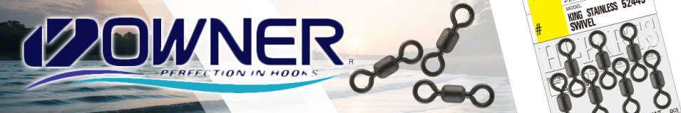 Owner King Stainless Swivel Black