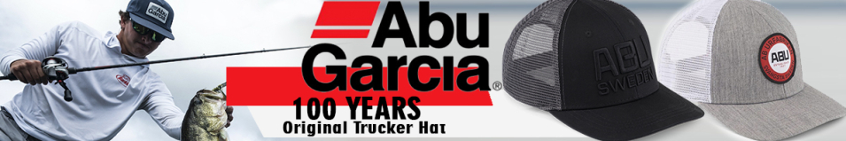 Abu Garcia ABU 100 Years Original Trucker Hat Grey/White Mesh