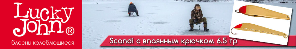 Lucky John Scandi с впаянным крючком 6.5гр.