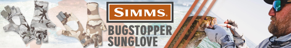 Simms BugStopper SunGlove, Woodland Camo Sandbar