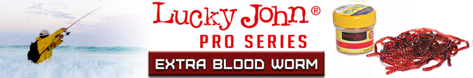 Lucky John Pro Series Extra Blood Worm мотыль