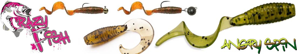 Crazy Fish Angry Spin 1" 