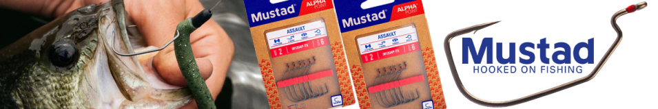 Mustad Assault Wide Gap Hook 38120AP-TX