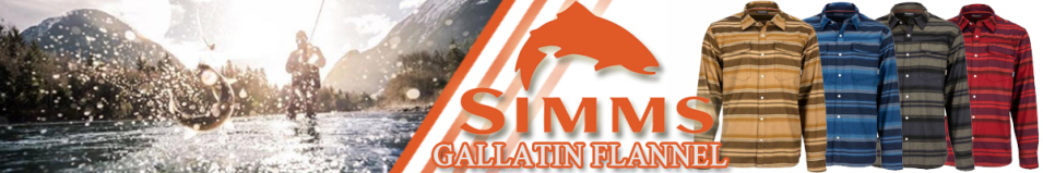 Simms Gallatin Flannel LS Shirt, Stripe