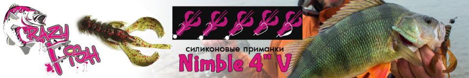 Crazy Fish Nimble 4" V
