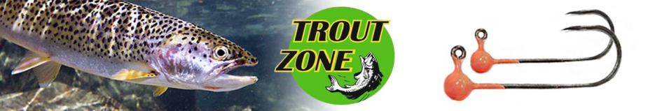 Trout Zone Джиг-головка на крючке Kumho BN №4 (Безбородый) оранжевый