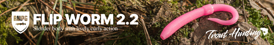 Rampage Trout Hunting Flip Worm 2.2"
