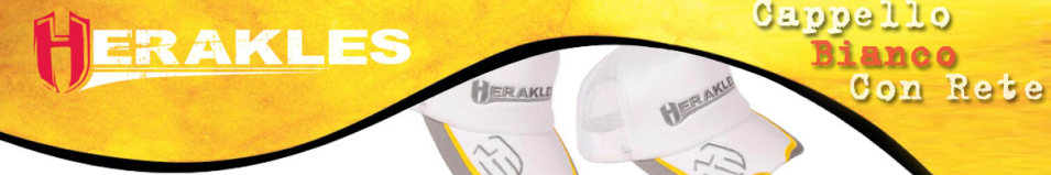 Herakles Cappello Bianco C/Rete