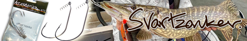 Svartzonker Offset Hook Un-weighted 2 pack