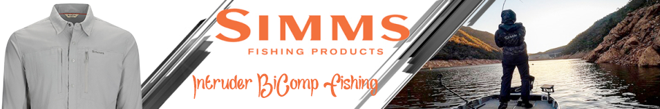 Simms Intruder BiComp Fishing Shirt, Cinder
