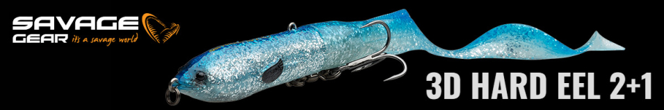 Savage Gear 3D Hard Eel 2+1 17cm 50g SS
