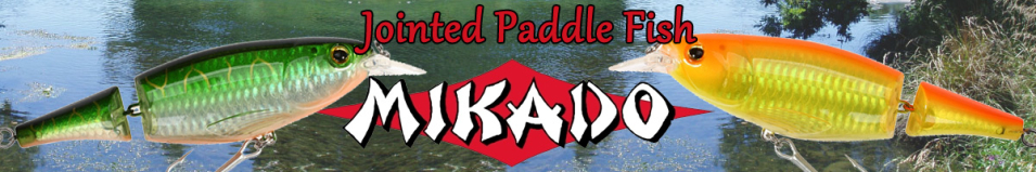 Mikado Jointed Paddle Fish 13cm плавающий