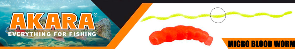 Akara Micro Blood Worm 10 mm