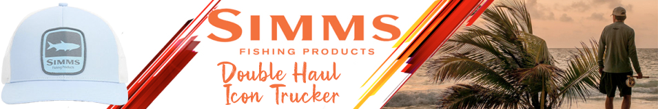 Simms Double Haul Icon Trucker, Tarpon Steel Blue