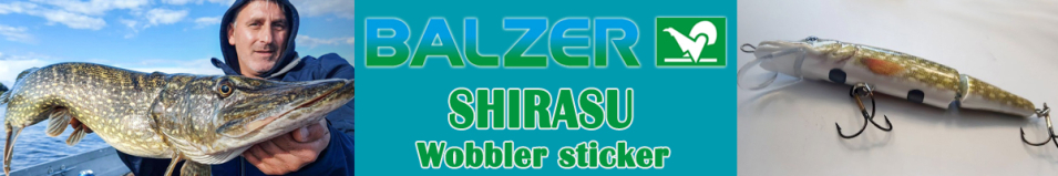 Balzer Shirasu Wobbler Sticker