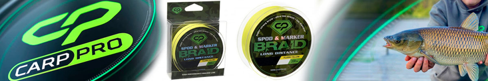 Carp Pro Spod and Marker Braid PE X4 Fluoro Yellow 200m