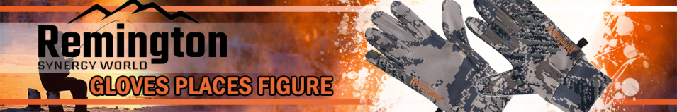 Remington Gloves Places Figure