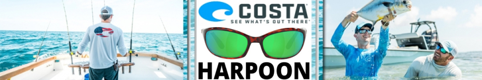 Costa Harpoon 580P Tortoise/Green Mirror