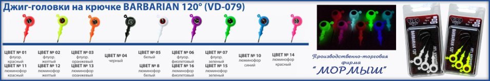 Мормыш Джиг-головка крашеная "ШАР" кр-к VD-079 Черный