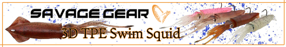 Savage Gear 3D TPE Swim Squid 188mm 63g