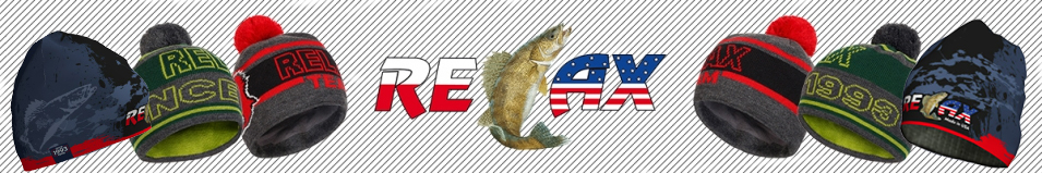 Фирменная трикотажная шапка Relax (синяя)