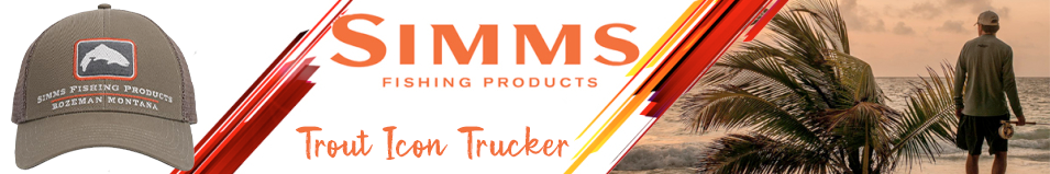 Simms Trout Icon Trucker, Hickory