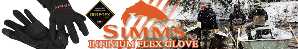 Simms Gore-Tex Infinium Flex Glove, Black