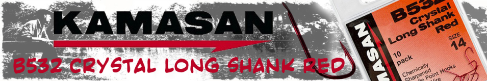 Kamasan B532 Crystal long shank red