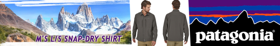 Patagonia M's L/S Snap-Dry Shirt New Navy (NENA)