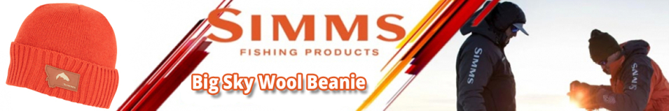 Simms Big Sky Wool Beanie, Simms Orange