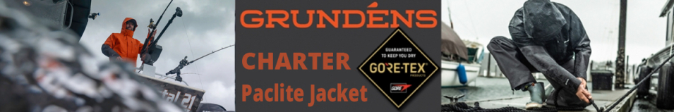 Grundens Charter Gore-tex Paclite Jacket, Anchor