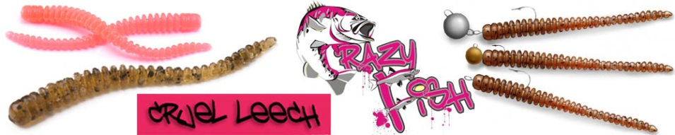 Crazy Fish Cruel leech 1.6"