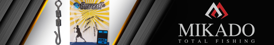 Mikado Surfcast (AMA-SUR-011) Вертлюг двойной с зацепом