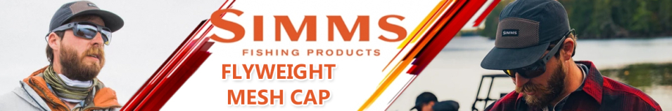 Simms Flyweight Mesh Cap, Black