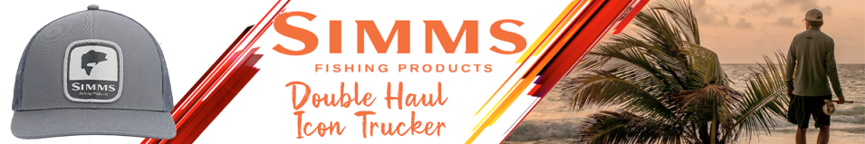 Simms Double Haul Icon Trucker, Bass Gunmetal