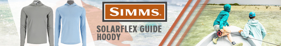Simms SolarFlex Guide Hoody, Sky/Cinder