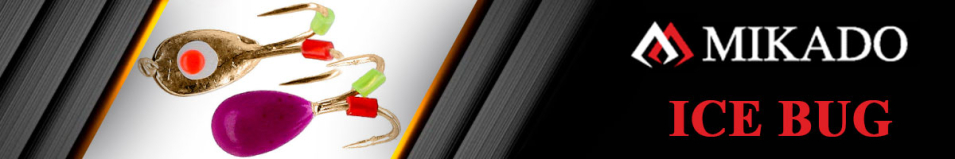 Мормышка вольфрамовая КОЗА Mikado "ICE BUG" 4 х 9,5мм, кр. Hayabusa