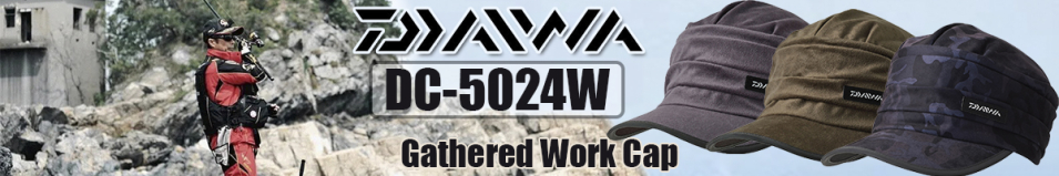 Daiwa DC-5024W Gathered Work Cap [Gunmetal]