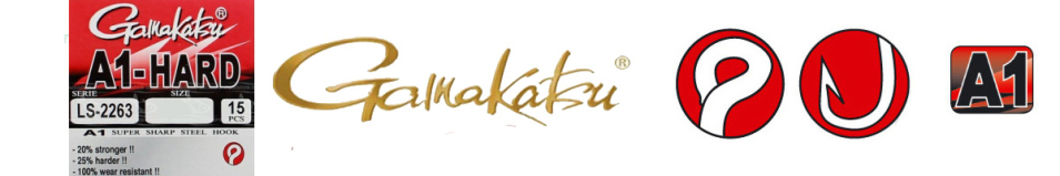 Gamakatsu Hook A1 LS-2263 NSB Ring Eye