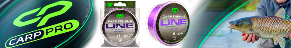 Carp Pro Fluorocarbon Coated Deep Purple 300м (CP5003)