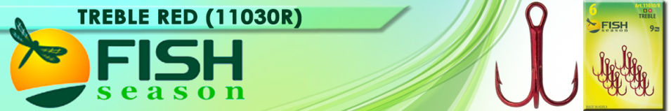 Fish Season Treble RED (11030R)