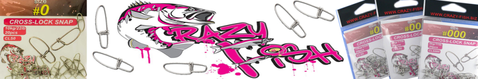 Crazy Fish Cross-Lock  Snap 