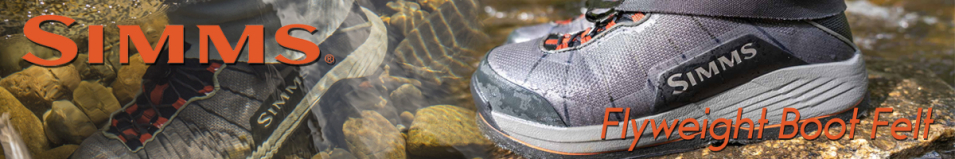 Simms Flyweight Boot Felt Steel Grey