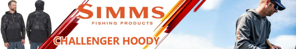 Simms Challenger Hoody, Hex Flo Camo Carbon