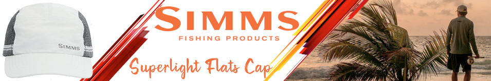 Simms Superlight Flats Cap, Sterling