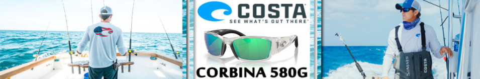 Costa Corbina 580G (Silver/Green Mirror 580G)