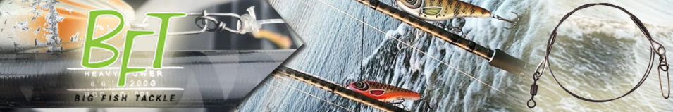 BFT Stiff Jerkbait Leader Titanium 1X7