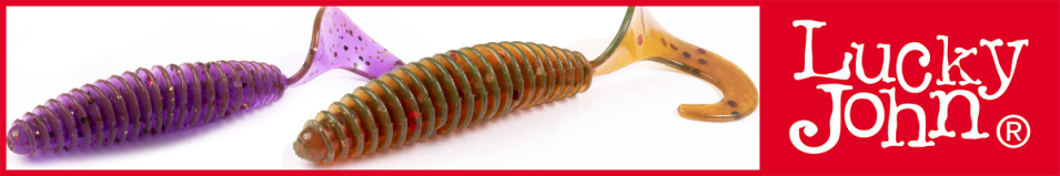 Lucky John Pro Series Ultraworm Curly 4"